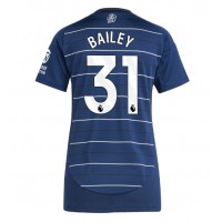 Camisa de Futebol Aston Villa Leon Bailey #31 Equipamento Alternativo Mulheres 2024-25 Manga Curta